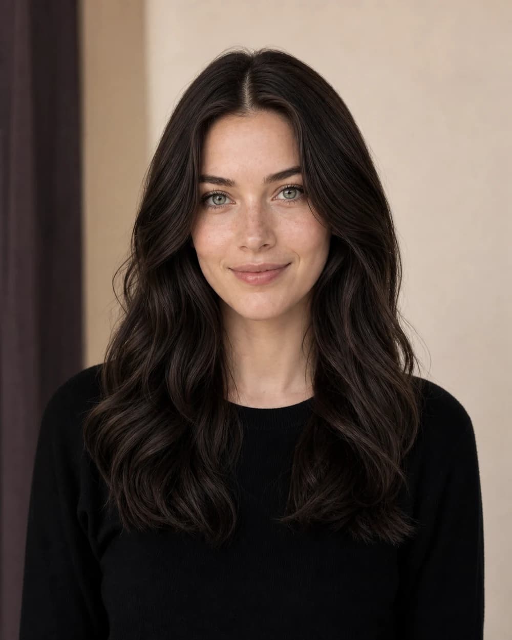 Espresso waves editorial hairstyle example